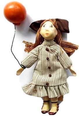 Small People by Cecily Girl with Balloon